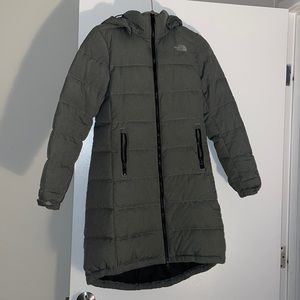 The north face down parka